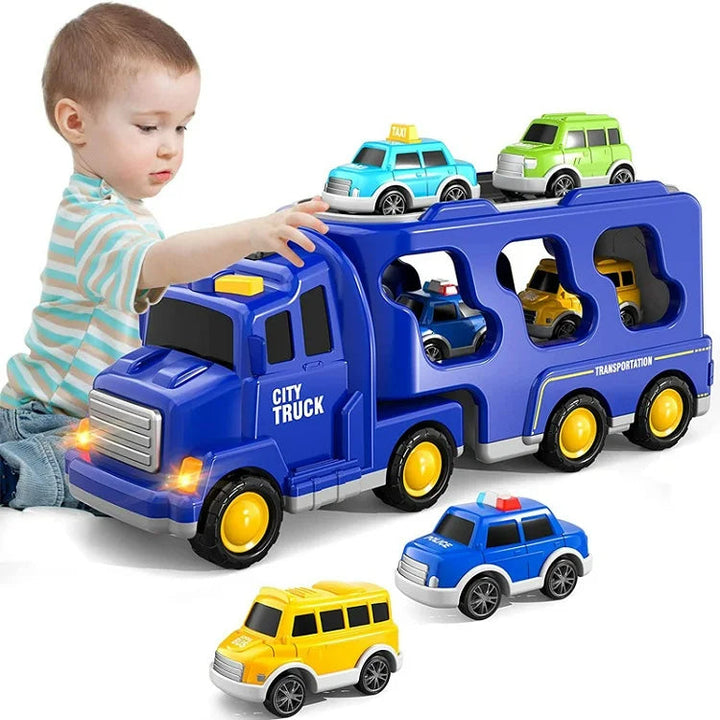 FunCity Trucks - Lekesett med lys og lydeffekter Skanto
