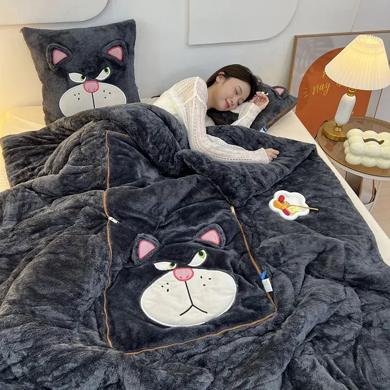 Skanto | Konvertibel CozyNest Teppepute Kombinasjon for Hjemkomfort