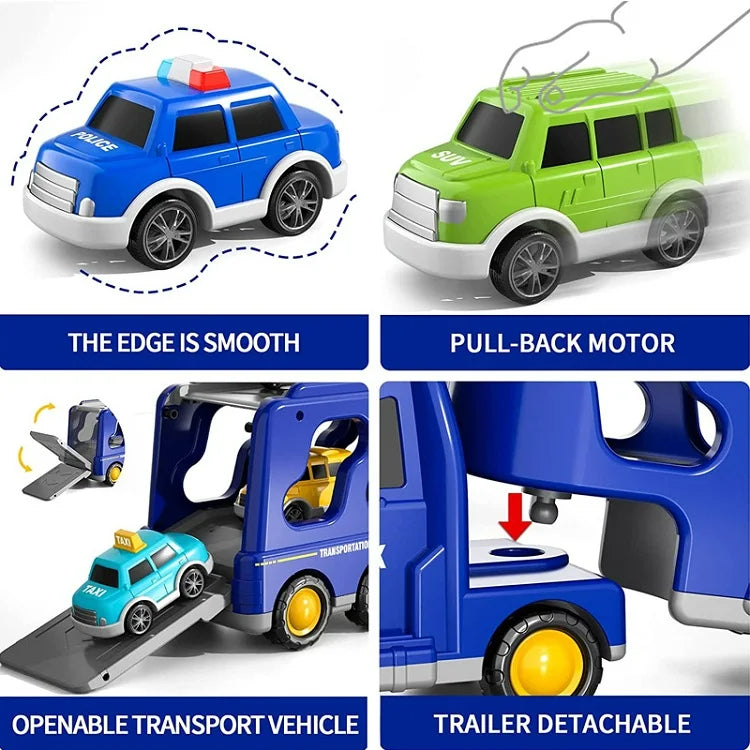FunCity Trucks - Lekesett med lys og lydeffekter Skanto