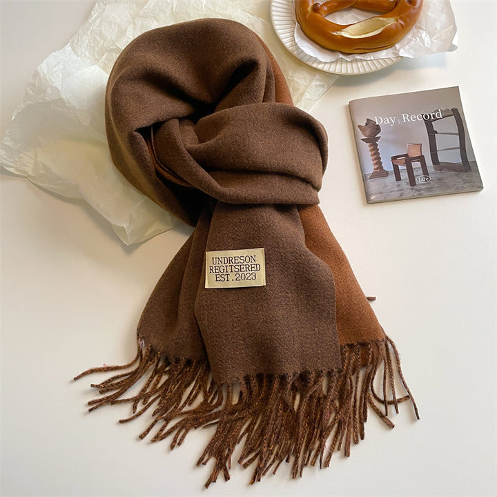 LuxeTwist Skjerf - Elegant Reversibel Pashmina Skanto