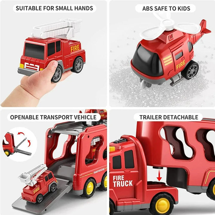 FunCity Trucks - Lekesett med lys og lydeffekter Skanto