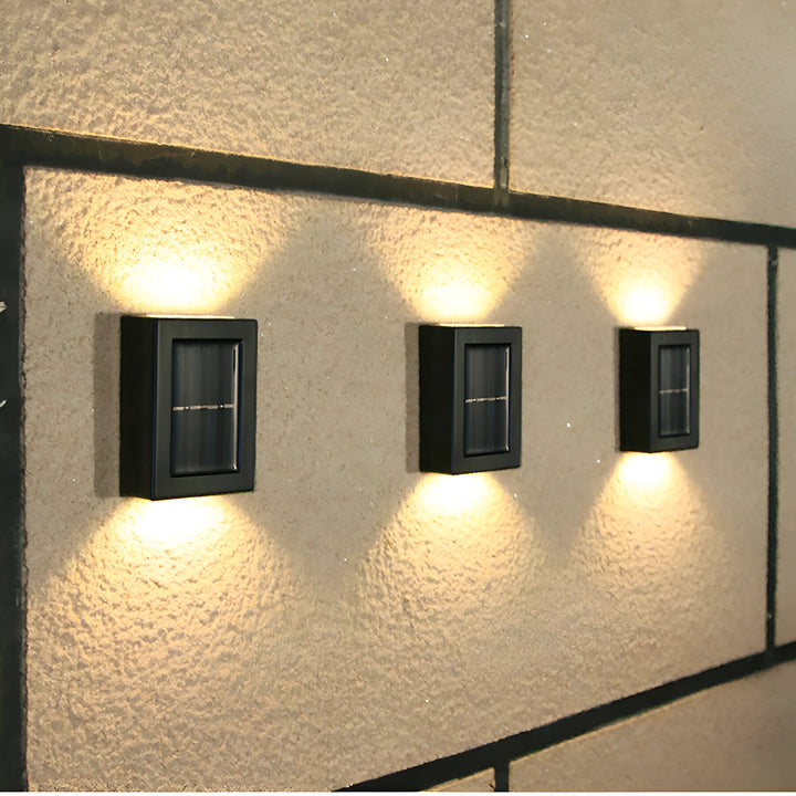 Skanto | Sollys Utendørs Lampe LED IP65 Vanntett Svart