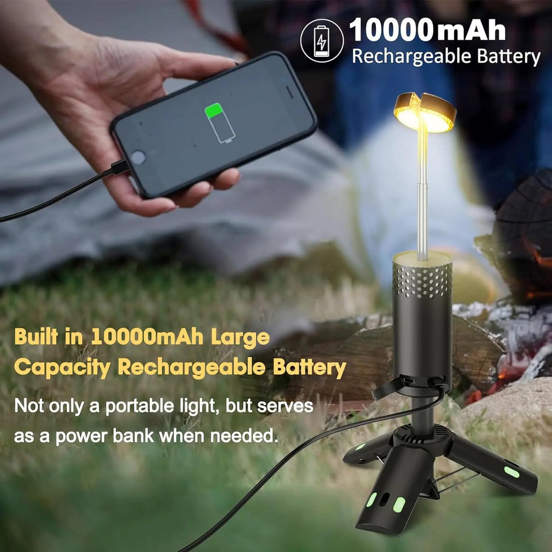 Skanto | 10000mAh Campinglys med Stativ