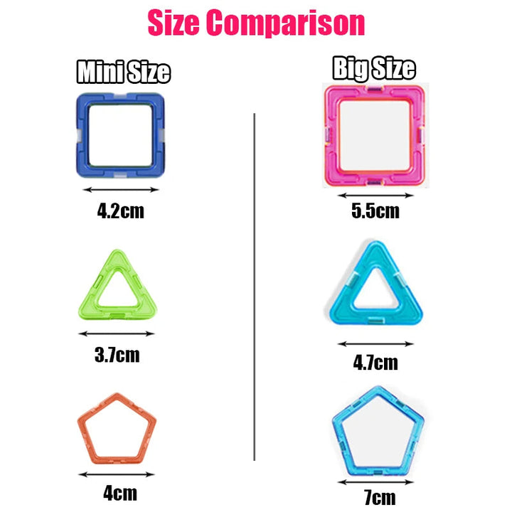 Skanto | 168Pcs Magnetiske Byggekuber