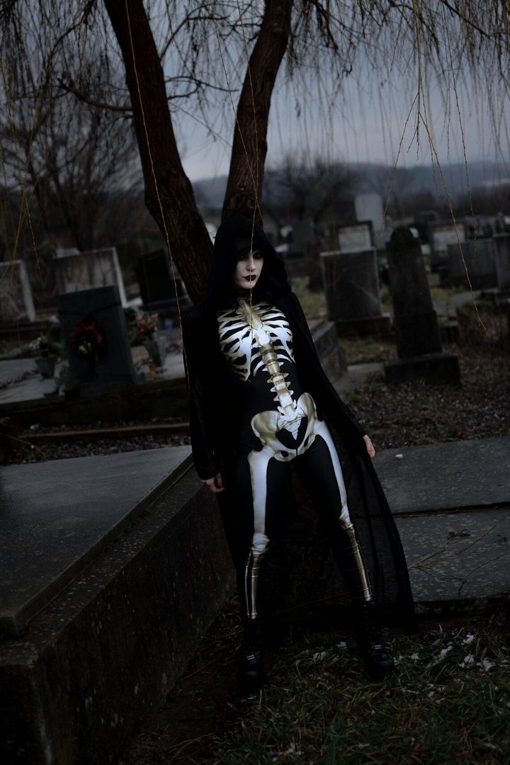 Skanto | GlowInTheDark BoneCurve Skjelettkostyme