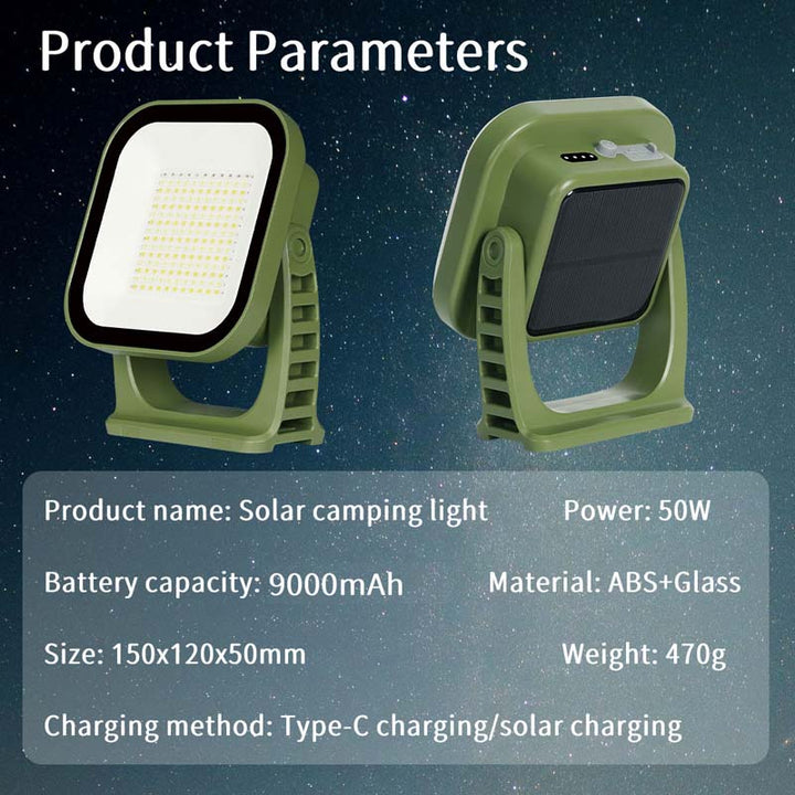 Oppladbar LED Campinglampe med Magneter Skanto
