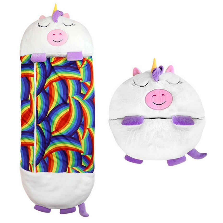 Skanto | HUGSLEEPERS – 2-i-1 Plysjleke & Sovepose for Barn