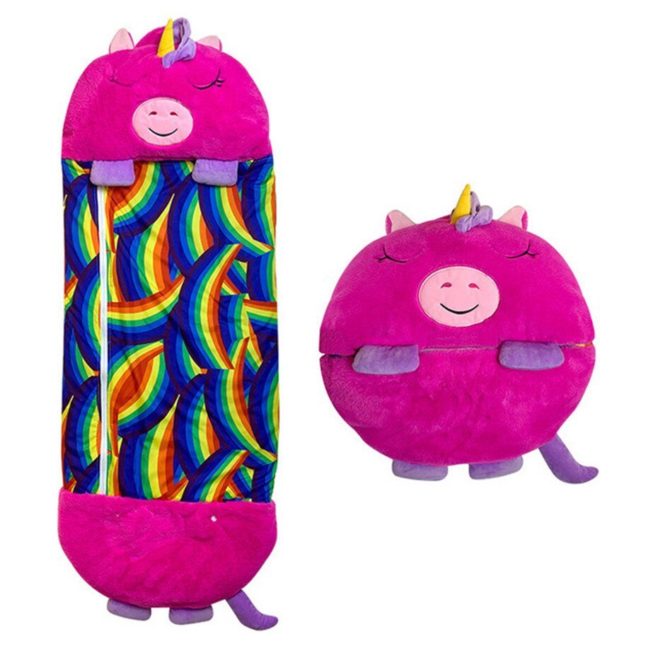 Skanto | HUGSLEEPERS – 2-i-1 Plysjleke & Sovepose for Barn