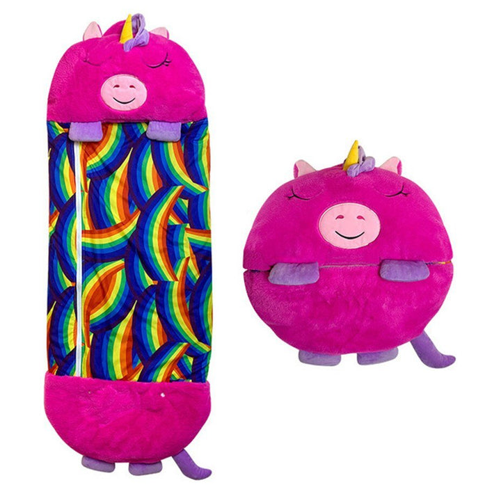Skanto | HUGSLEEPERS – 2-i-1 Plysjleke & Sovepose for Barn