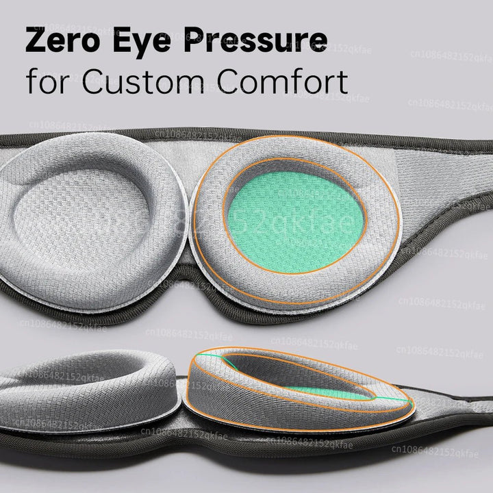 Skanto | DreamShade 3D – Søvnmaske med justerbare øyekopper og ergonomisk design