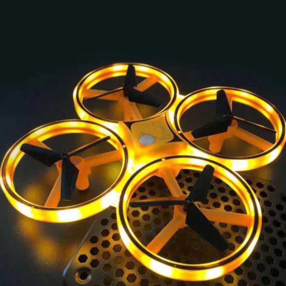 Drone-Hånd-Quadcopter (med LED-lys og kul loop-funksjon) | Skanto