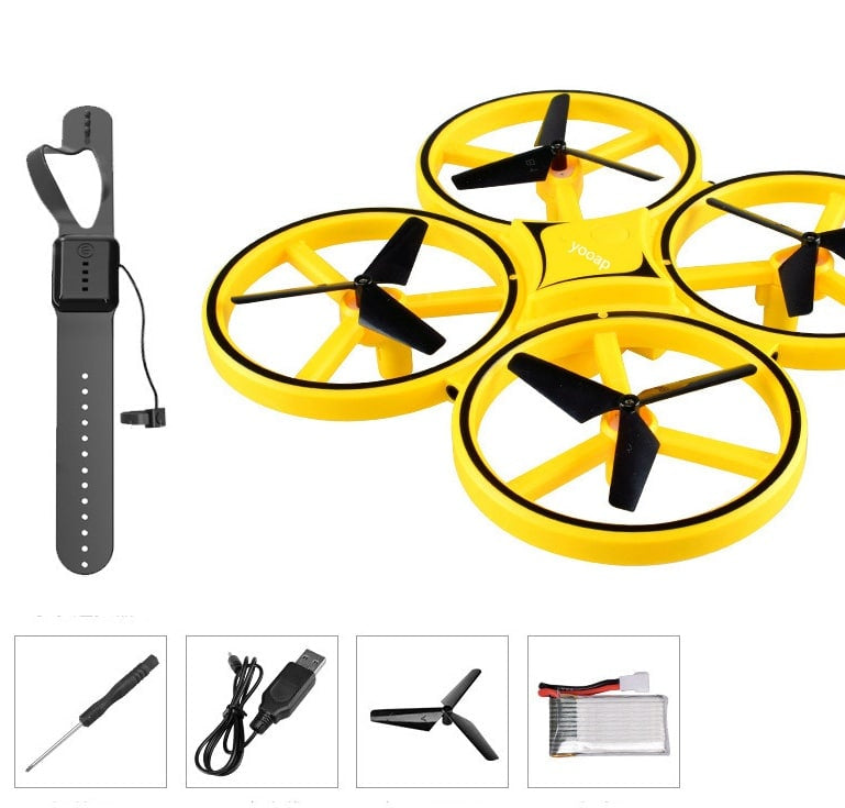 Drone - fjernstyrt - Quadrocopter (Gyro &amp; LED) | Skanto