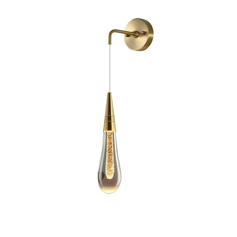 Skanto | Dråpeformet Vegglampe med Varm Glød - Solena
