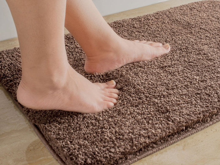Skanto | Luxura UltraSoft Bade matte | Super-absorberende mikrofiber baderomsmatte med sklisikker bakside