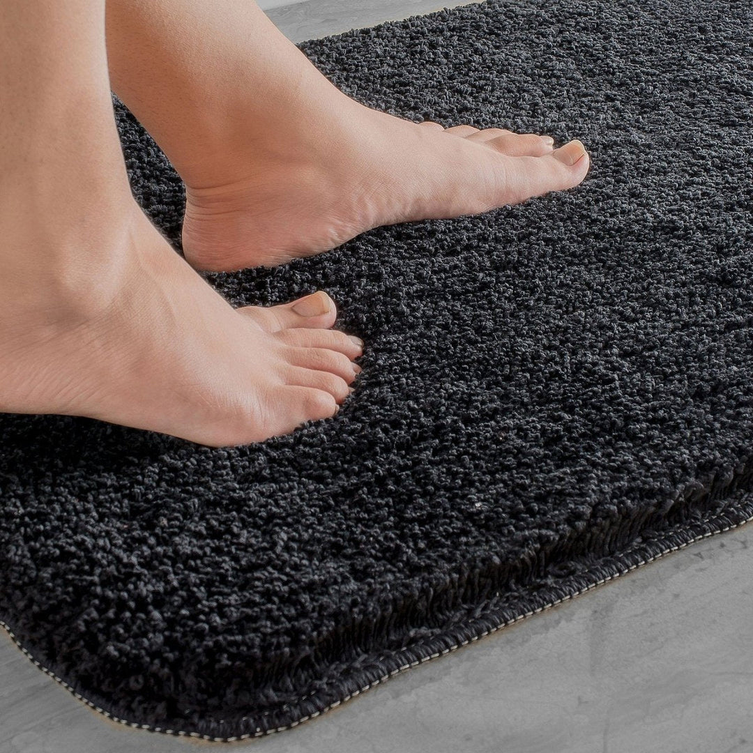 Skanto | Luxura UltraSoft Bade matte | Super-absorberende mikrofiber baderomsmatte med sklisikker bakside