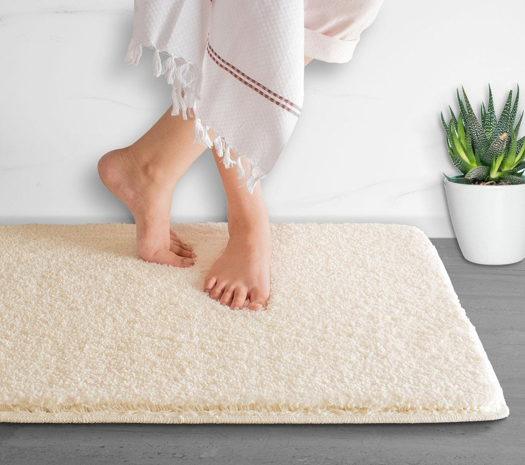 Skanto | Luxura UltraSoft Bade matte | Super-absorberende mikrofiber baderomsmatte med sklisikker bakside
