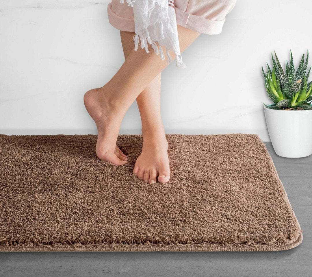 Skanto | Luxura UltraSoft Bade matte | Super-absorberende mikrofiber baderomsmatte med sklisikker bakside