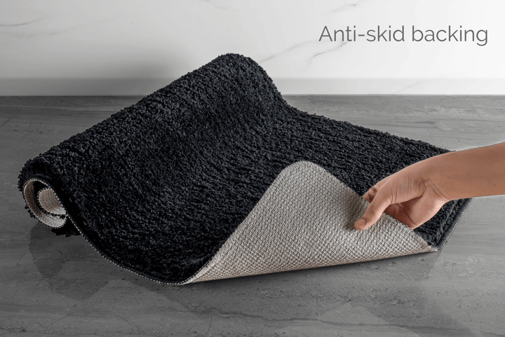 Skanto | Luxura UltraSoft Bade matte | Super-absorberende mikrofiber baderomsmatte med sklisikker bakside