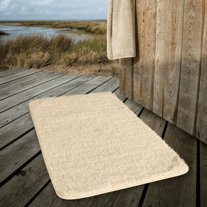 Skanto | Luxura UltraSoft Bade matte | Super-absorberende mikrofiber baderomsmatte med sklisikker bakside