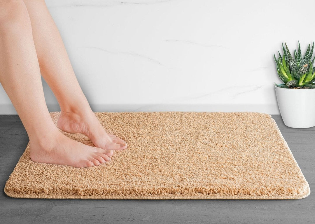 Skanto | Luxura UltraSoft Bade matte | Super-absorberende mikrofiber baderomsmatte med sklisikker bakside