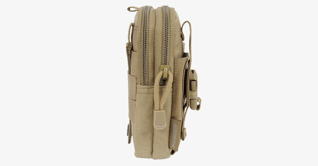 Skanto | Militær Livveske - Laget av Nylon - Vanntett Design - Glidelås Lukkning - Feste med Belte - Reiseutstyr - Utendørs - tilgjengelig i 3 Farger