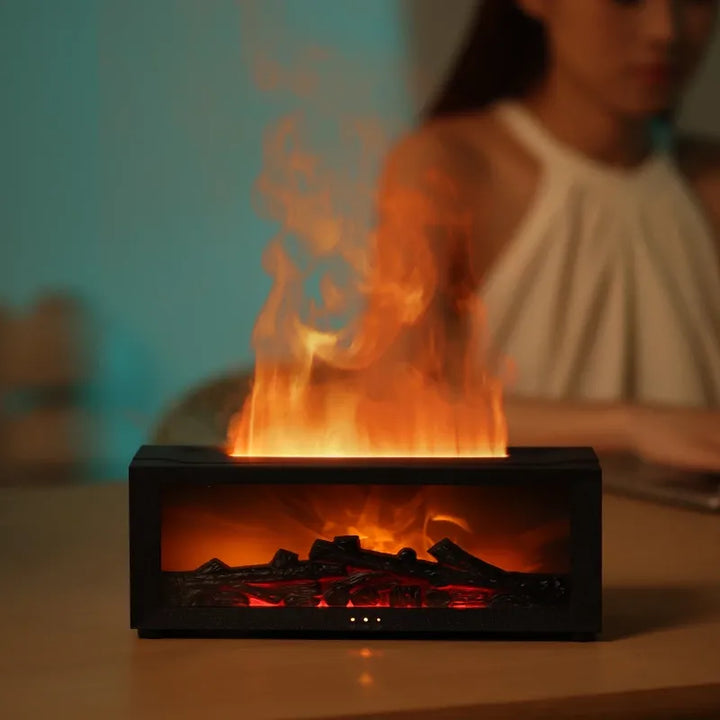 VlamMist Aroma Diffuser 300ml – Duftlampe med Flammeffekt | Skanto