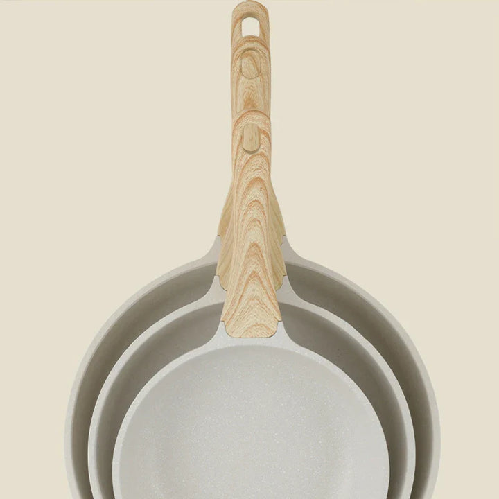 Holdbar Non-Stick Keramisk Stekepanne og Wok Panne Universell Kjøkkenutstyr | Skanto
