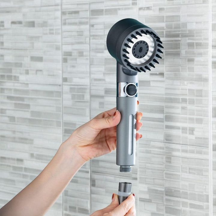 PowerStraal Dusjhode med Filter og 3 Justerbare Sprayalternativer | Skanto