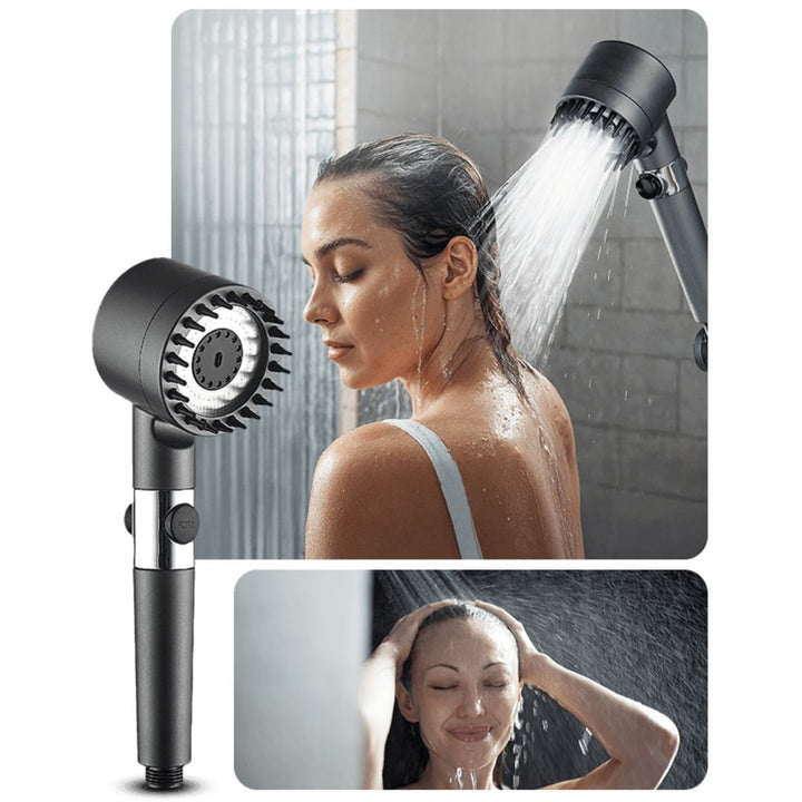 PowerStraal Dusjhode med Filter og 3 Justerbare Sprayinnstillinger | Skanto