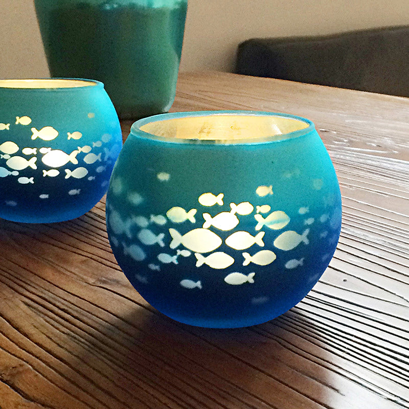 Skanto | Europeisk Retro Glass Mosaic Tealight Holder