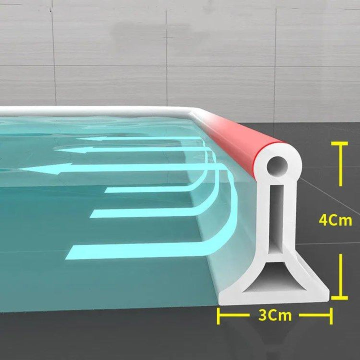 FlexiSeal Dusjkant — Ingen flere våte gulv og frustrasjon på badet, hold deg tørr – helt uten installasjonsstress! | Skanto