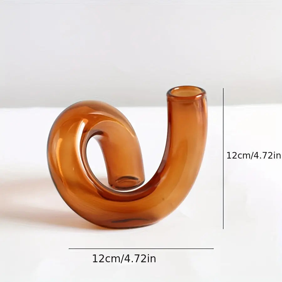 Skanto | TimelessGlow - Pedestal Glass Vase