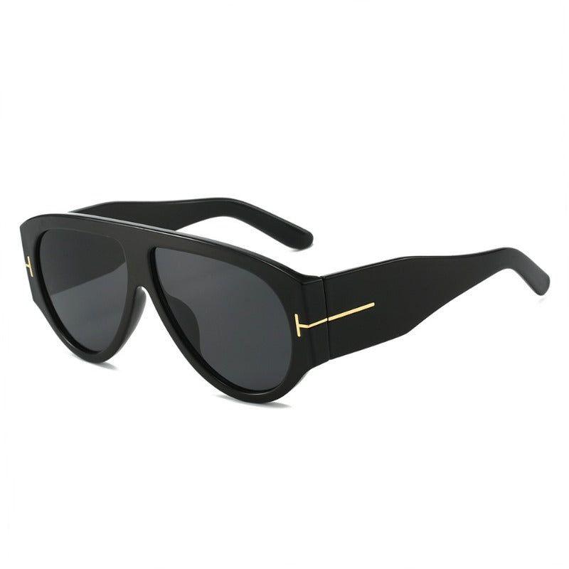 Oversized UV400 Aviator Solbriller Skanto