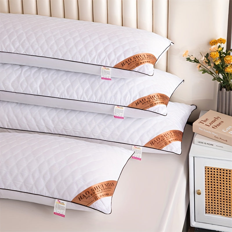 LuxurySoft – Ekstra lang, hypoallergensk pute for rygg- og sideleiere, myk og pustende, maskinvaskbar
