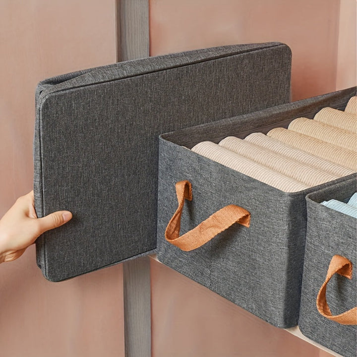 CompactBox - Sammenleggbar kleslagring for skap og reise Skanto