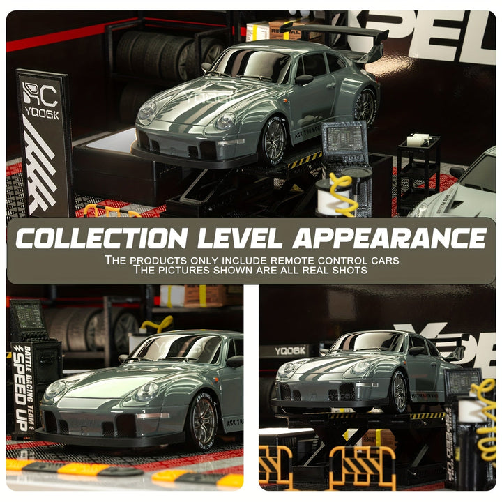Skanto | Ultimate 1:24 RC Driftcar med LED-hjul – Oppladbar 4WD racing leketøy
