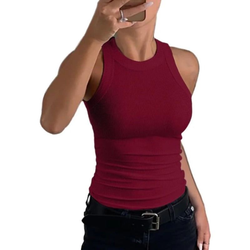 Skanto | Dame Ribbe-Ryggefri Tanktop