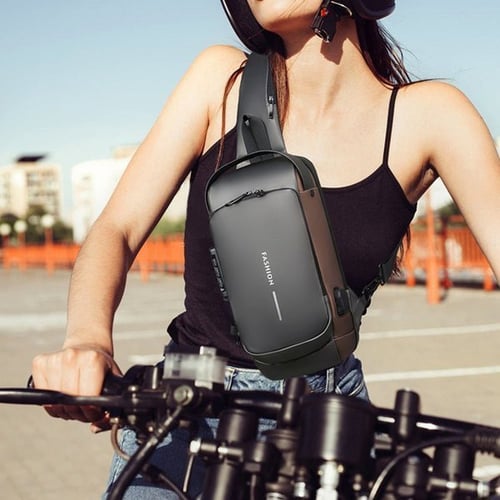 SecureGuard – Trendy Anti-innbrudd Crossbody Bag Skanto