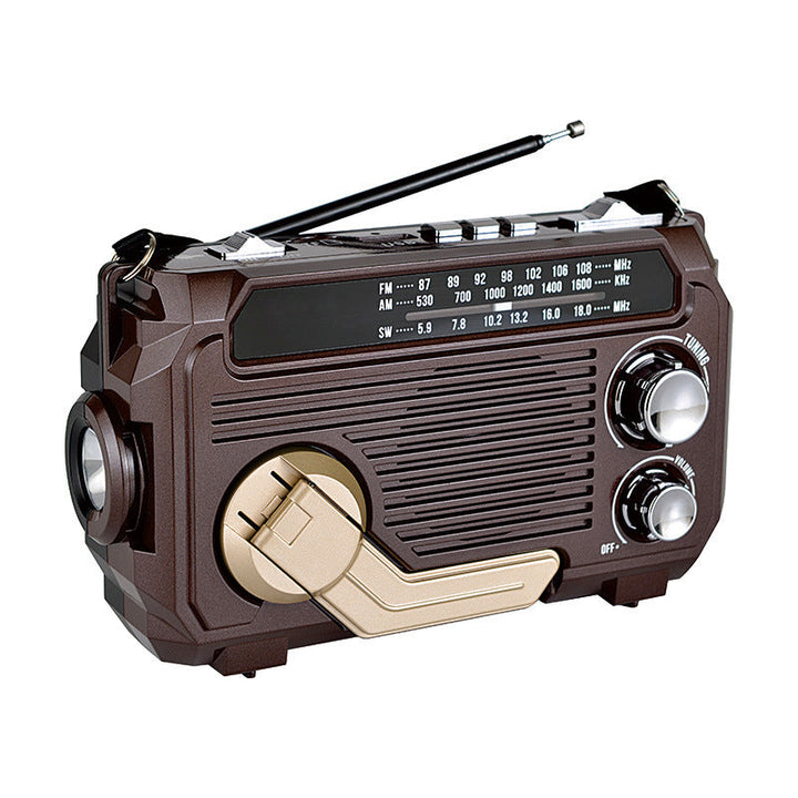 Solenergidrevet radio for camping | Skanto