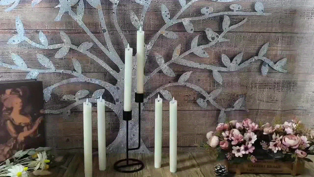 Eebuss Flameless Cone Candles – Realistisk LED Effekt Skanto