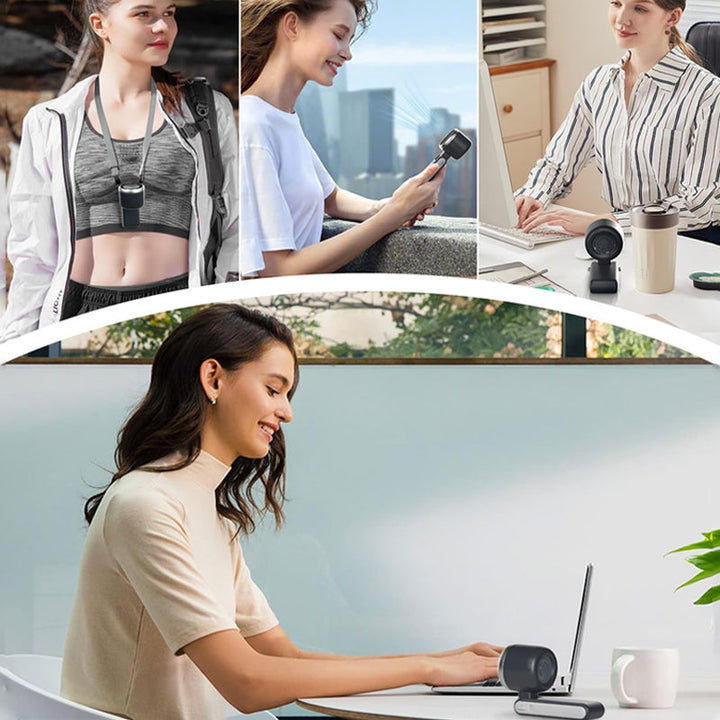 5-hastigheters sammenleggbart håndholdt vifte | Skanto