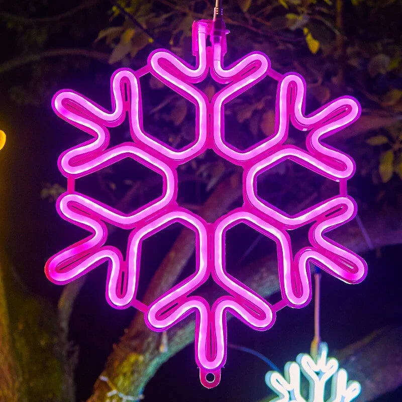 Skanto | Vanntett LED Snøfnugglys for Festlig Vinterdekorasjon