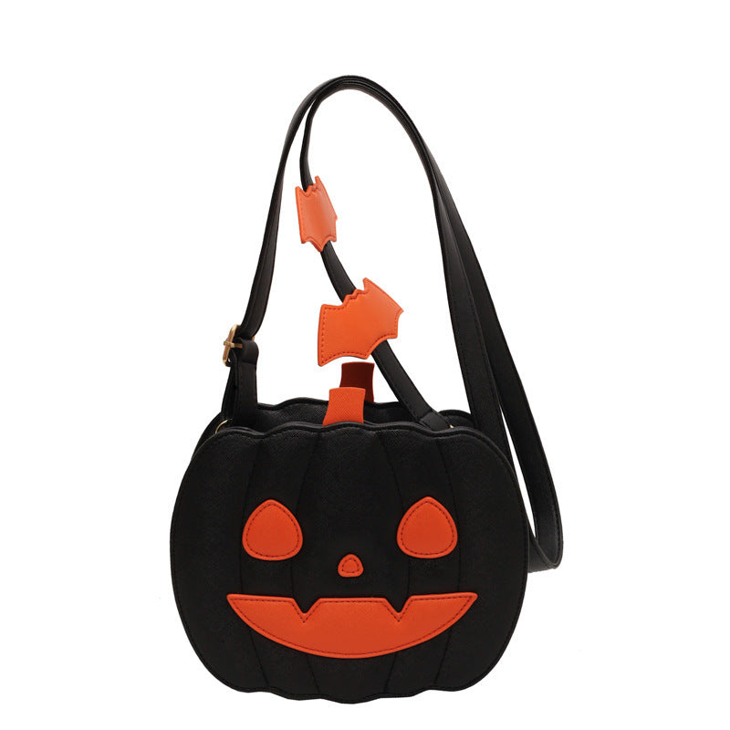 Skanto | Halloween Messenger Bag – Minimalistisk Skulderveske i Enfargede Farger