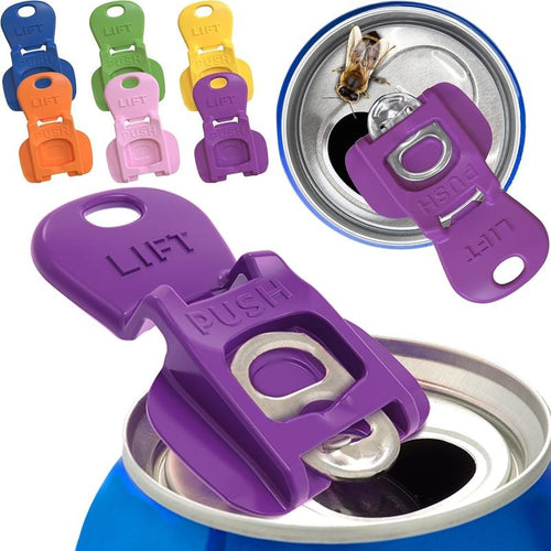 Skanto | Beverage Barricade 2.0 – Snap-On Can Lokket med Tab Åpner & Spillvakt