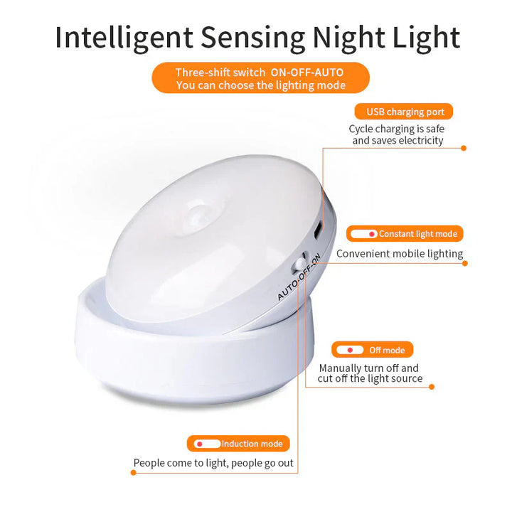Smart Motion Sensor Night Light - Elara | Skanto