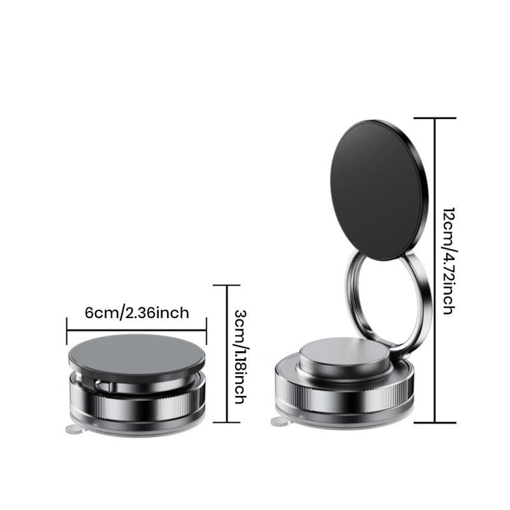 360° justerbar vakuum-magnet telefonholder | Skanto