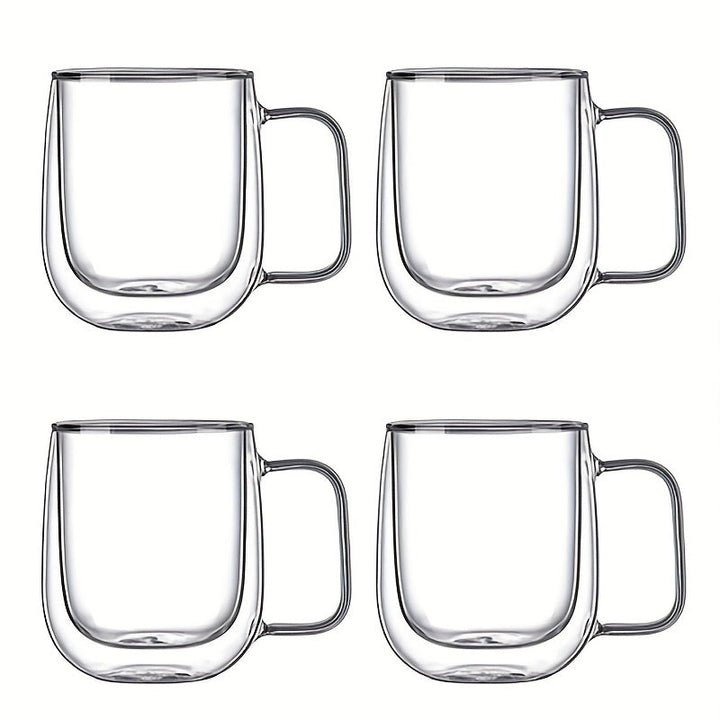 ThermoSip Dobbelveggede Glasskrus – Borosilikatglass, Varmebestandig & Elegant | Skanto