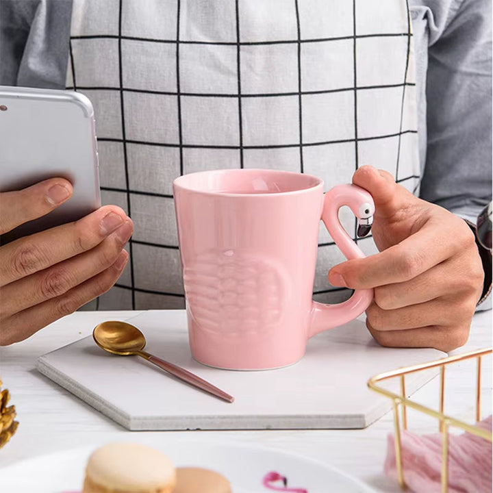 Skanto | Pink Flamingo Keramisk Te Sett
