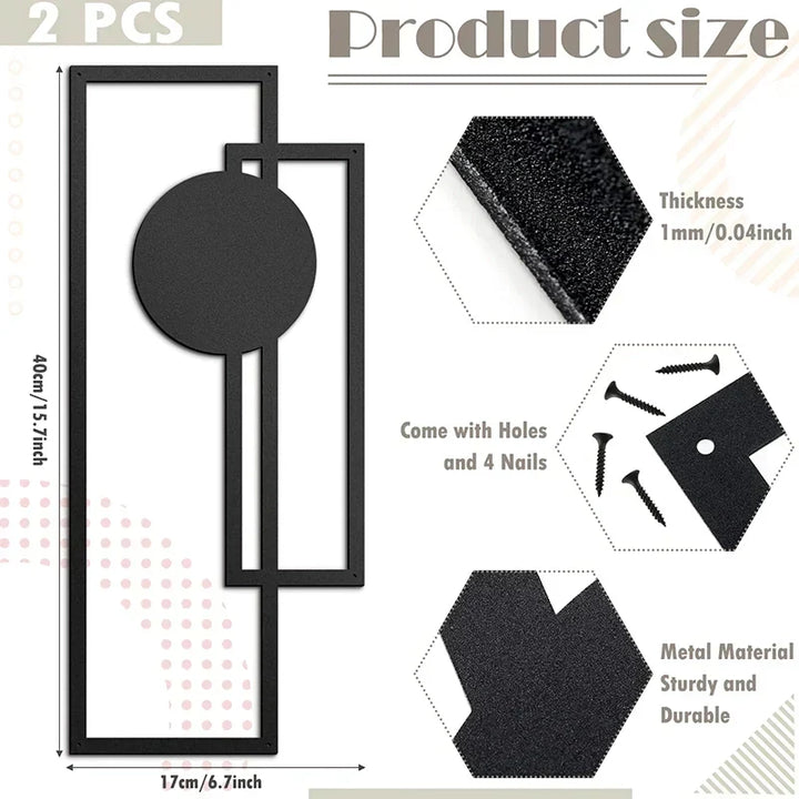 Skanto | Nordic Iron Silhouette Veggpryd Sett