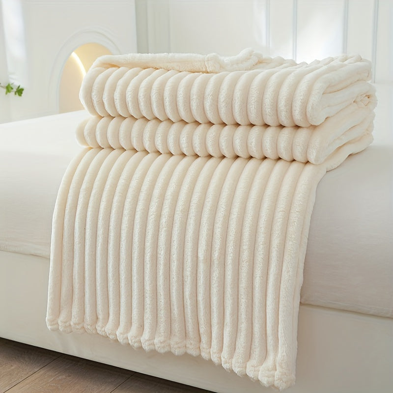 Skanto | Soft Plush Blanket with Rib Pattern